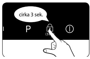 SAMSUNG NZ64M3707AK/UR  -  NZ64M3707AK/UR - Slå på/stänga av barnspärren - 1