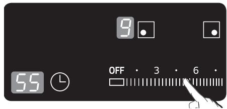 SAMSUNG NZ64M3707AK/UR  -  NZ64M3707AK/UR - Setting the safety shutoff - 5