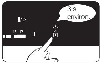 SAMSUNG NZ63H57470K/EF  -  NZ63H57470K/EF - Activation/Désactivation de la sécurité enfants - 1