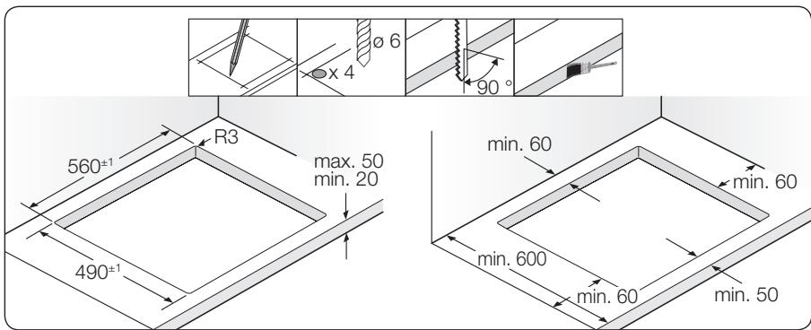 SAMSUNG NZ63H57470K/EF - NZ63H57470K/EF - INSTALLATIE IN HET WERKBLAD - 3