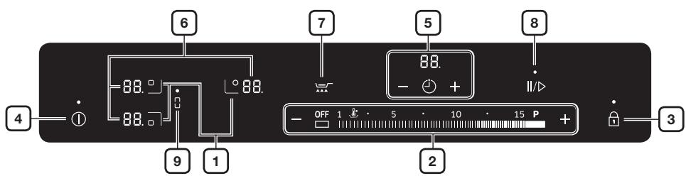 SAMSUNG NZ63H57470K/EF - NZ63H57470K/EF - BEDIENINGSPANEEEL - 1