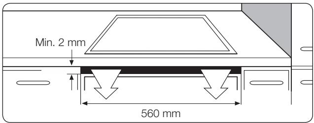 SAMSUNG NZ63H57470K/EF - NZ63H57470K/EF - INSTALLATIE IN HET WERKBLAD - 2