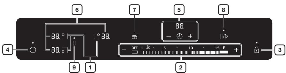 SAMSUNG NZ63H57470K/EF  -  NZ63H57470K/EF - TABLEAU DE COMMANDE - 1