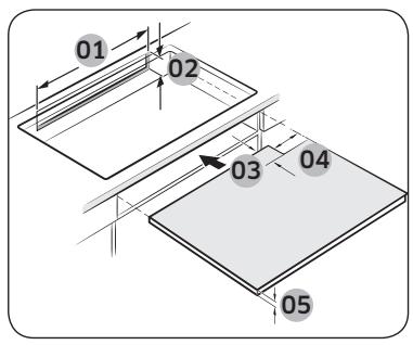 SAMSUNG NZ64N9777GK/E1 - Installazione del piano cottura - 3