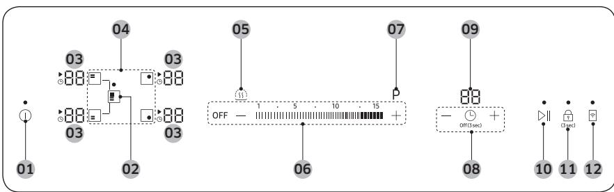 SAMSUNG NZ64N9777GK/E1 - Bedieningspaneel - 1