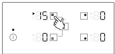 SAMSUNG NZ64N9777GK/E1 - Einstellen des Timers - 1