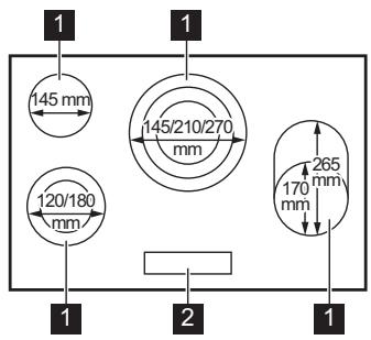 ZANUSSI ZHRN893K - Kochfeldanordnung - 1