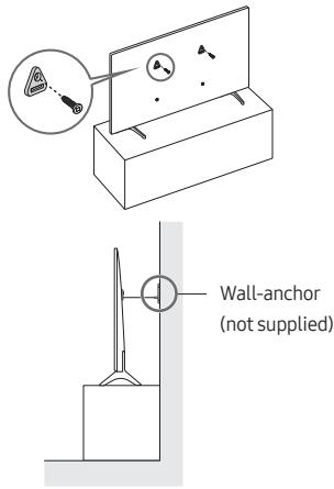 Wall-anchor (not supplied)