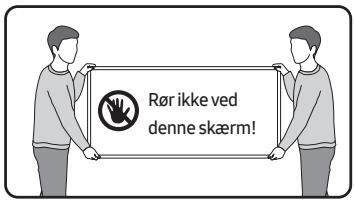 Rør ikke ved denne skærm!