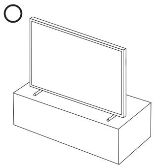 SAMSUNG THE FRAME QE49LS03RAUXXC - Ettevaatusabinõud teleri paigaldamisel alusega - 1