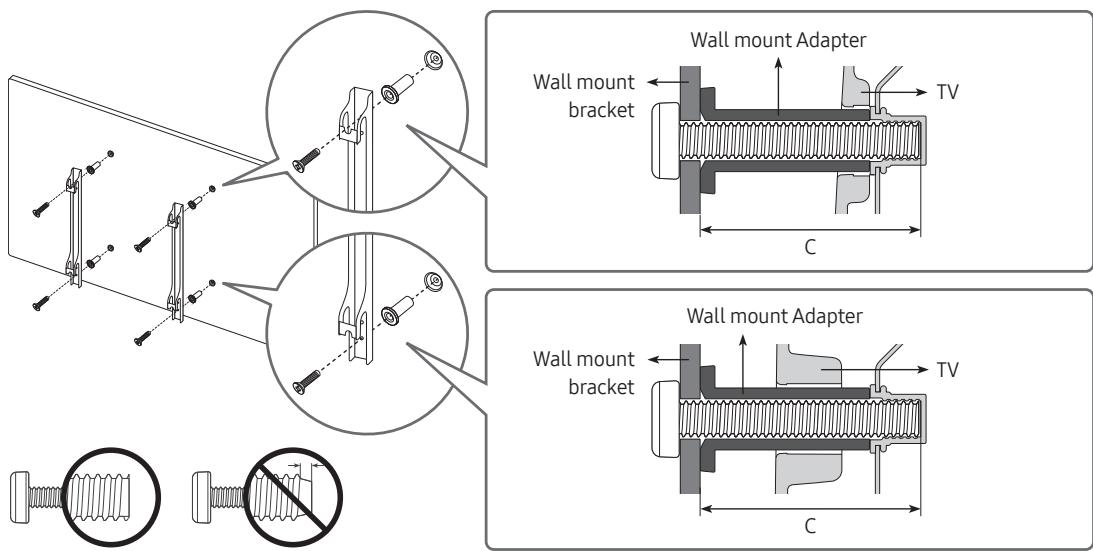 SAMSUNG THE FRAME QE49LS03RAUXXC - Mounting the TV on a wall - 2