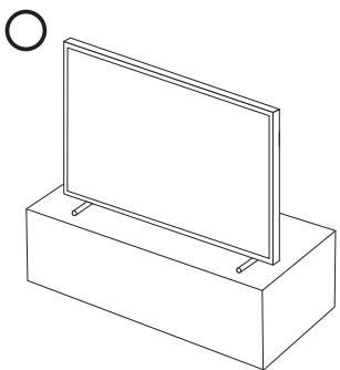 SAMSUNG THE FRAME QE49LS03RAUXXC - Previdnostni ukrepi pri nameščanju televizorja s stojalom - 1