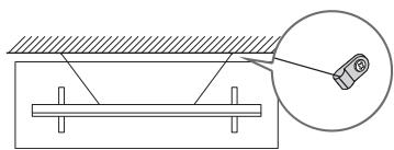 SAMSUNG THE FRAME QE49LS03RAUXXC - Preventing the TV from falling - 2