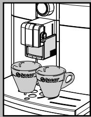 SAECO SYNTIA HD8838 - Réglage de la buse de distribution du café - 3