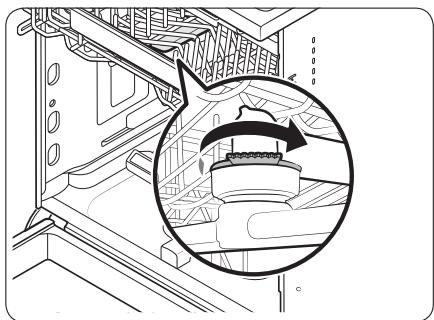 SAMSUNG DW50R4040BB - Sprüharm am Oberkorb - 1