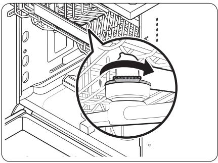 SAMSUNG DW50R4040BB - Bovenste sproeiarm - 1