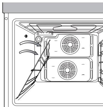 SAMSUNG NV6783BGESR/EF - DE GELEIDERS VERWIJDEREN - 2
