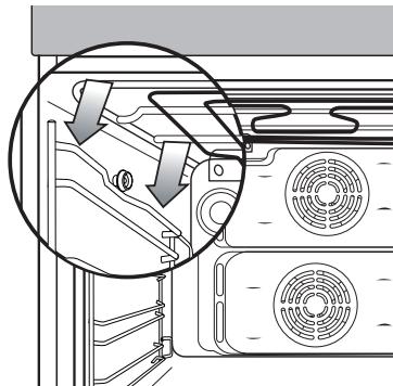 SAMSUNG NV6783BGESR/EF - ABNEHMEN DER SEITLICHEN SCHIENEN - 1