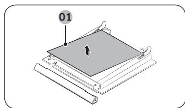 SAMSUNG NV66M3531BB - NV66M3531BS/EF - NV66M3571BS/EF - Retrait des vitres de la porte - 2