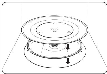 MIELE H 7660 BP BB  -  H 7660 BP GR -  H 7660 BP IN -  H 7660 BP NR - Drehteller - 1