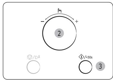 MIELE H 7660 BP BB  -  H 7660 BP GR -  H 7660 BP IN -  H 7660 BP NR - Utilisation du bouton préchauffage rapide - 2