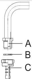 GORENJE K634XH - Raccordement à la source de gaz - 2