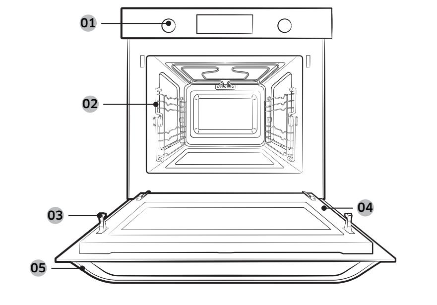 SAMSUNG NQ50K3530BM - Geleverde onderdelen - 1