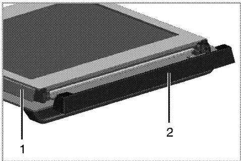 GRUNDIG GFBM23420WC - Türinnenscheibe ausbauen (Dieses Merkmal ist optional. Es ist bei Ihrem Modell möglicherweise nicht vorhanden.) - 1