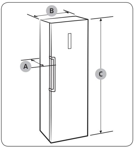 SAMSUNG RZ32M753EB1 - Abstand - 1