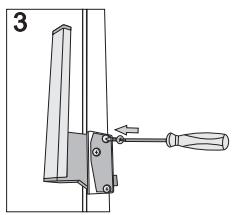 GORENJE FN6192DHW - Remontage de la poignée avec charnière: - 2