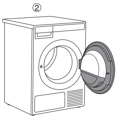 ASKO T408HD.T.P - T408HD.T.P - STEP 3: OPEN THE DRYER DOOR AND INSERT THE LAUNDRY. - 2