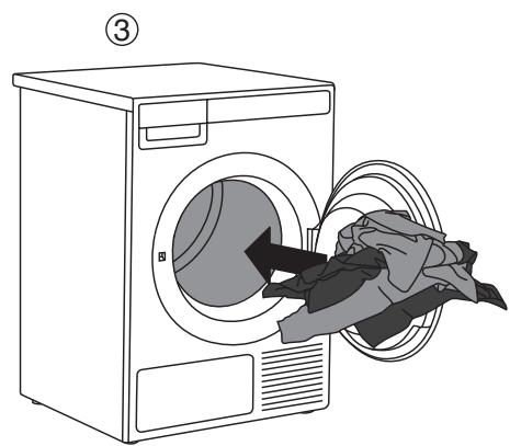 ASKO T408HD.T.P - T408HD.T.P - STEP 3: OPEN THE DRYER DOOR AND INSERT THE LAUNDRY. - 3