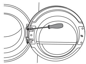 ASKO T611HX.W - T611HX.W - INVERSION DU SENS D'OUVERTURE DU HUBLOT - 3