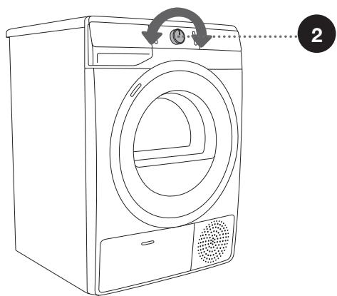 GORENJE DE72G - ÉTAPE 3 : SÉLECTION DU PROGRAMME DE SÉCHAGE - 2