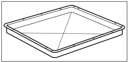 AEG CMK56500MM  -  CMK56506MM - Glazen bodemplaat van de magnetron - 2