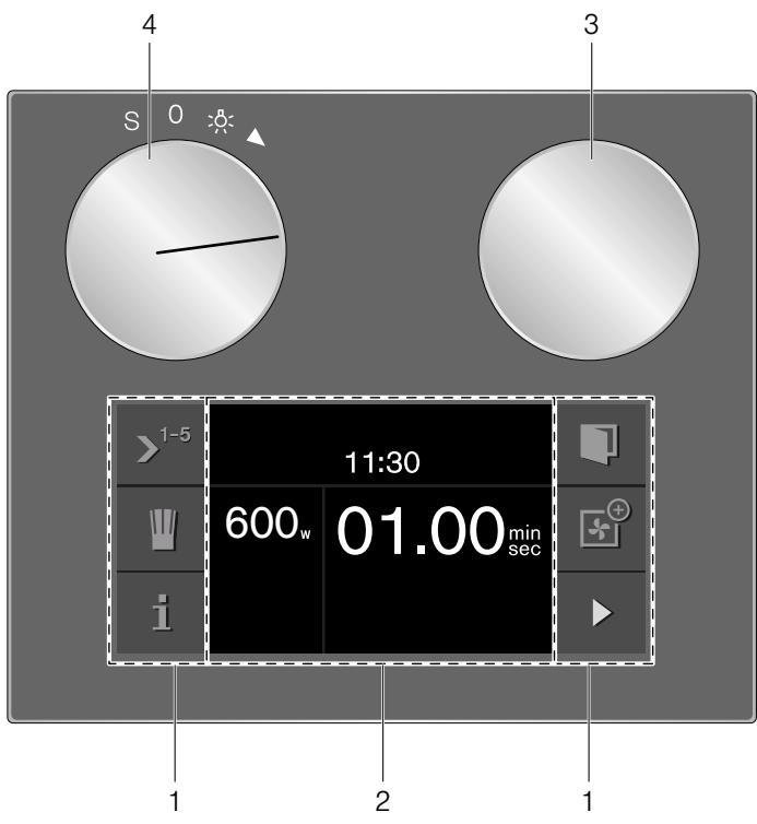 GAGGENAU BM454100  -  BM454100 - Afficheur et éléments de commande - 1