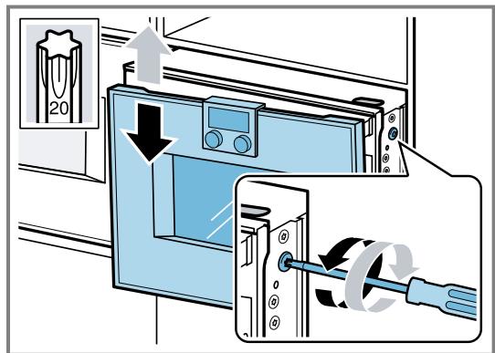 GAGGENAU BS470112  -  BS470112 - Ajuster la porte de l'appareil - 3