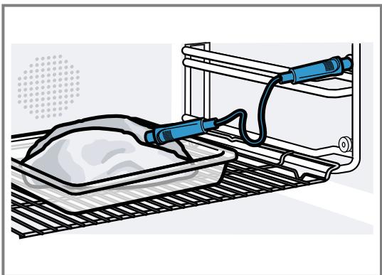 GAGGENAU BSP270111  -  BSP270131 -  BSP270111 -  BSP270101 - Insérer la sonde thermométrique dans de la viande - 1