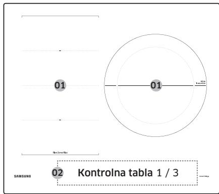 SAMSUNG NZ64B5046FK/U1 - Zone za kuvanje - 3