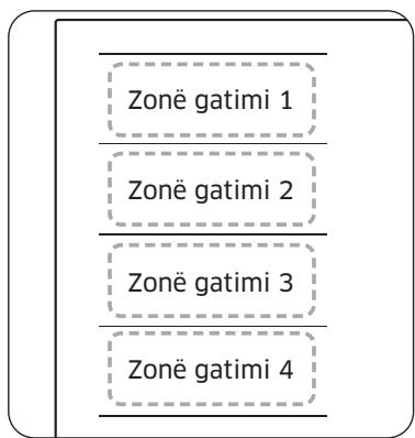 SAMSUNG NZ64B5046FK/U1 - Zona fleksibél plus (Vetem per modelet qe e kanë zonen fleksibél plus) - 1