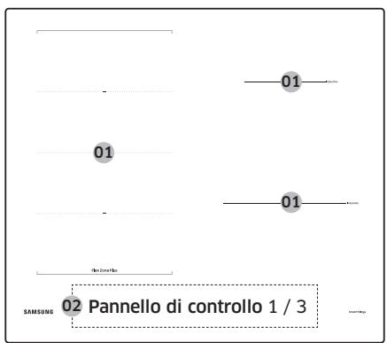 SAMSUNG NZ64B5046FK/U1 - Zone di cottura - 7