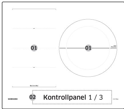 SAMSUNG NZ64B5046FK/U1 - Kokesoner - 3