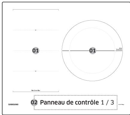SAMSUNG NZ64B5046FK/U1 - Zones de cuisson - 2
