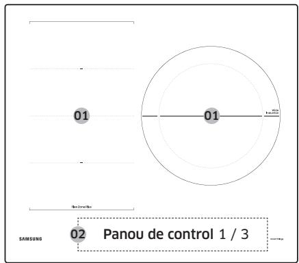 SAMSUNG NZ64B5046FK/U1 - Zonele de gâtit - 3