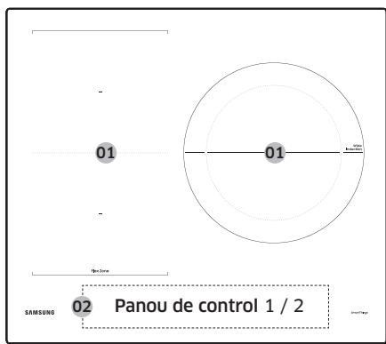 SAMSUNG NZ64B5046FK/U1 - Zonele de gâtit - 2