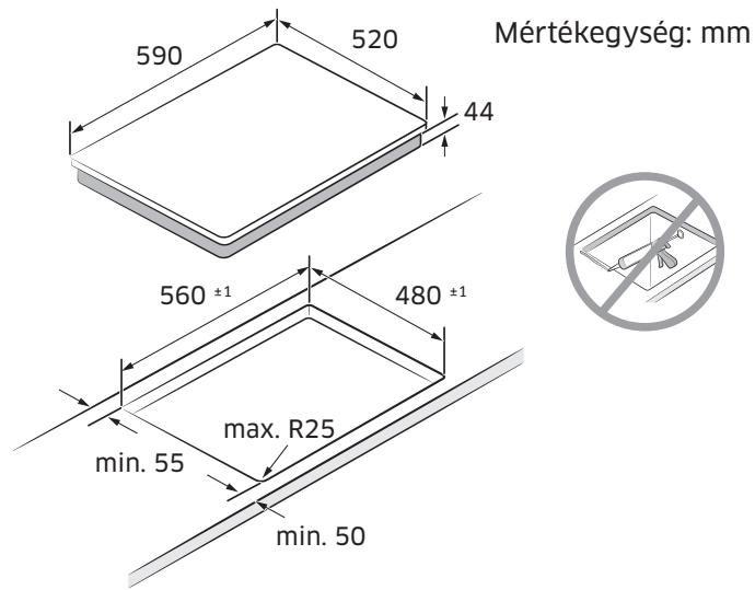 SAMSUNG NZ64B5046FK/U1 - A fózǒlap beépítése - 2