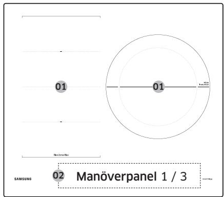SAMSUNG NZ64B5046FK/U1 - Kokzoner - 3