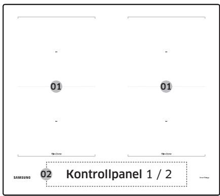 SAMSUNG NZ64B5046FK/U1 - Kokesoner - 6