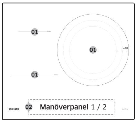 SAMSUNG NZ64B5046FK/U1 - Kokzoner - 1