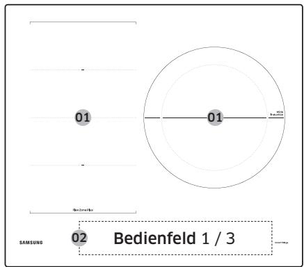 SAMSUNG NZ64B5046FK/U1 - Kochzonen - 3